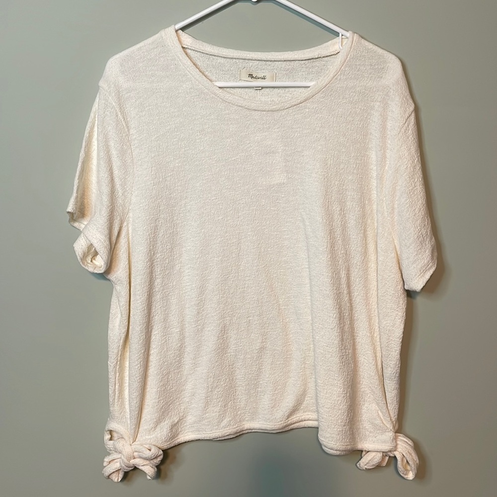 NWT Madewell Blouse Tie Detail Size XXL